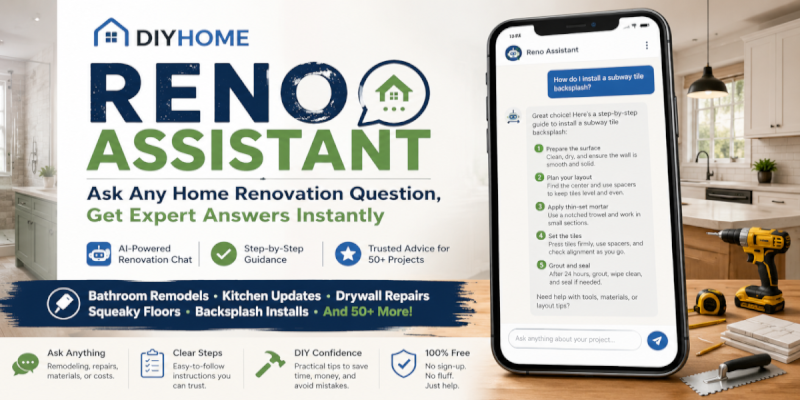 Free Home Renovation Chat for DIY repair